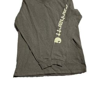 Carhartt XL Original Fit Y2K long sleeve Logo tee shirt